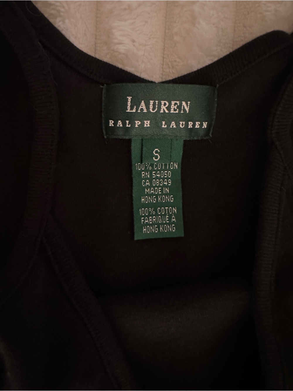 Ralph Lauren Black Spaghetti-Strap Slip Cotton Classic Maxi Dress - Picture 4 of 7